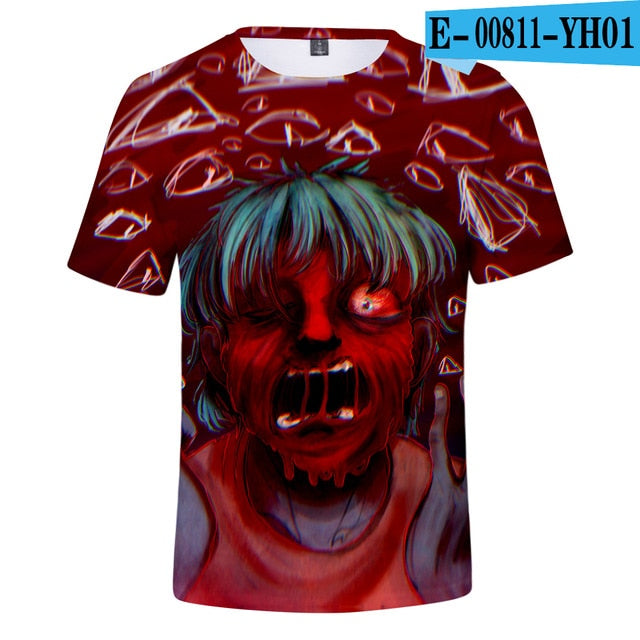 Summer Sally Face 3D t shirt Men/women Harajuku Short Sleeve 3D Print Sally Face Men's T-shirt Harajuku High Quality Clothe
