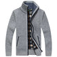 New Men's Sweaters Autumn Winter Warm Cashmere Wool Zipper Cardigan Sweaters Man Casual Knitwear Sweatercoat male clothe
