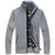 New Men's Sweaters Autumn Winter Warm Cashmere Wool Zipper Cardigan Sweaters Man Casual Knitwear Sweatercoat male clothe
