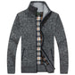 New Men's Sweaters Autumn Winter Warm Cashmere Wool Zipper Cardigan Sweaters Man Casual Knitwear Sweatercoat male clothe