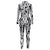 Geometry Print Holiday Party Bodysuit Women Jumpsuit Carnival Party Stretch Casual Wear Cosplay Costume Sexy Jumpsuit