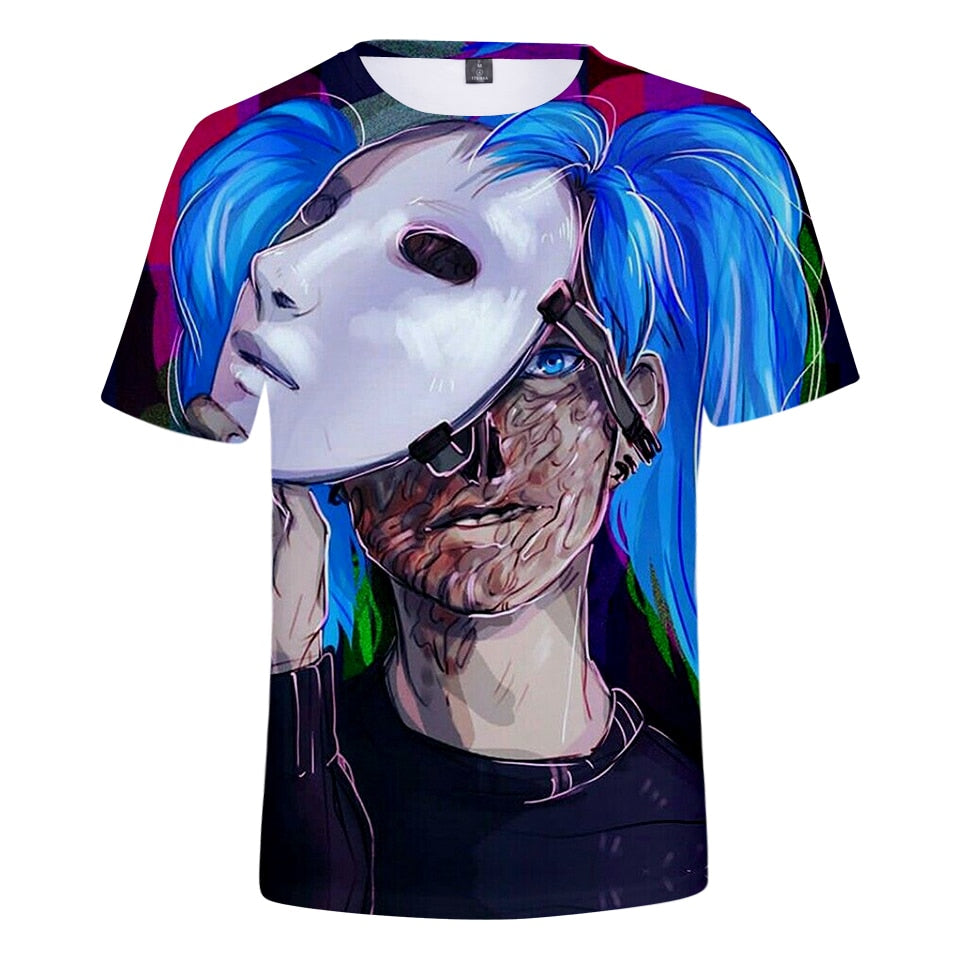 Summer Sally Face 3D t shirt Men/women Harajuku Short Sleeve 3D Print Sally Face Men's T-shirt Harajuku High Quality Clothe