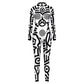 Geometry Print Holiday Party Bodysuit Women Jumpsuit Carnival Party Stretch Casual Wear Cosplay Costume Sexy Jumpsuit