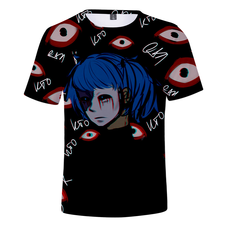 Summer Sally Face 3D t shirt Men/women Harajuku Short Sleeve 3D Print Sally Face Men's T-shirt Harajuku High Quality Clothe